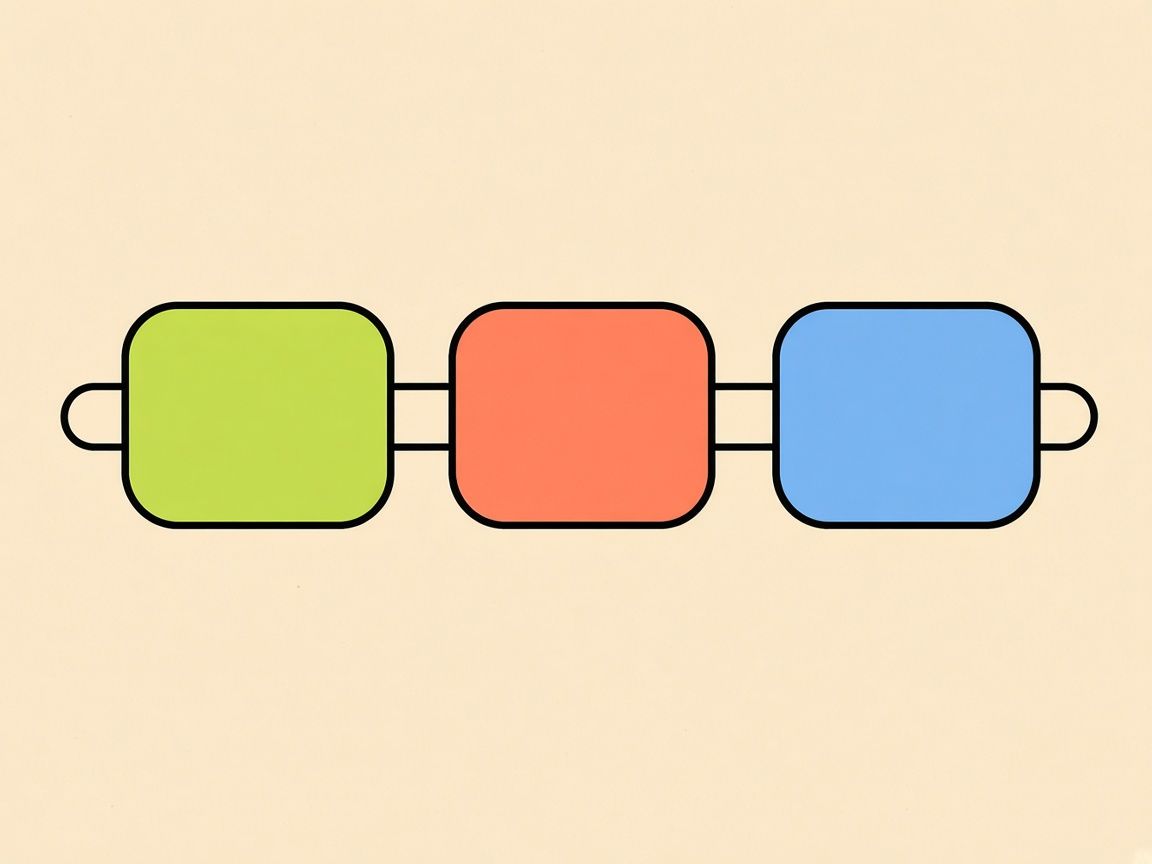 Three blank route tabs on one rail, for the method groups on this page.