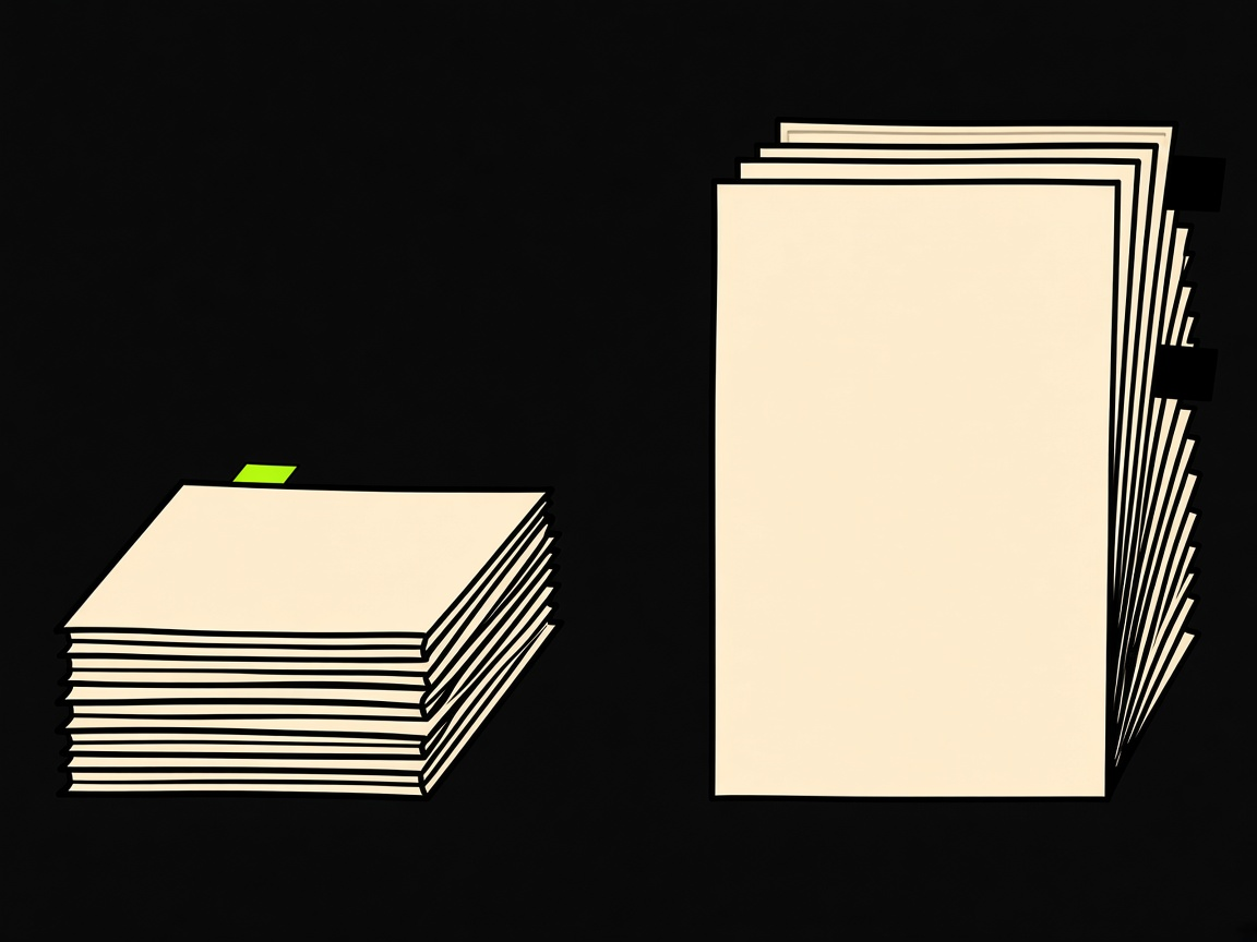 A smaller folder set apart from a larger one, test credentials beside production.
